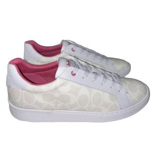 Coach Women's Signature Clip PVC Low Top Sneakers